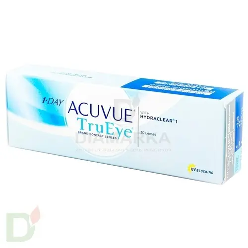 Контактные линзы однодневные One Day Acuvue Trueye, 30 шт