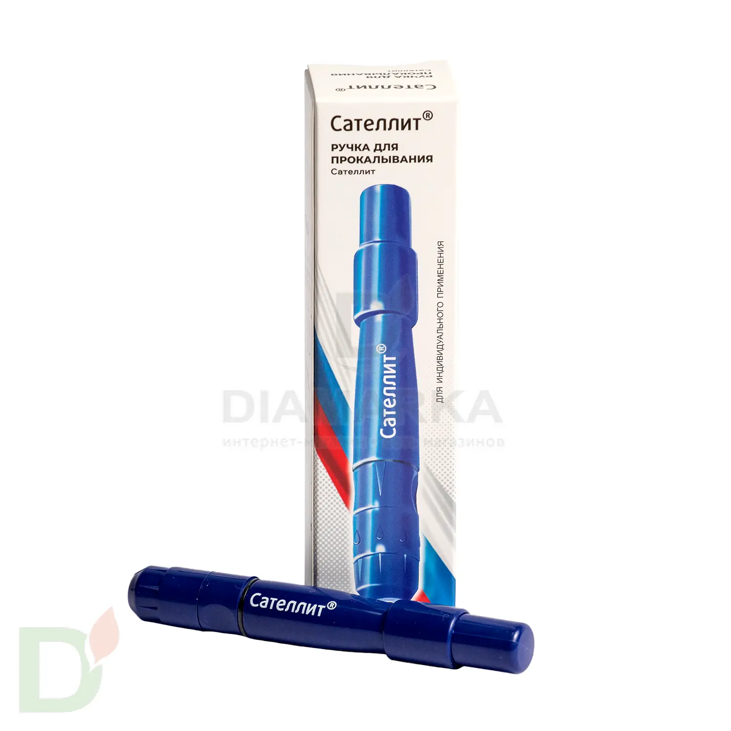 Ручка для прокалывания пальца Сателлит