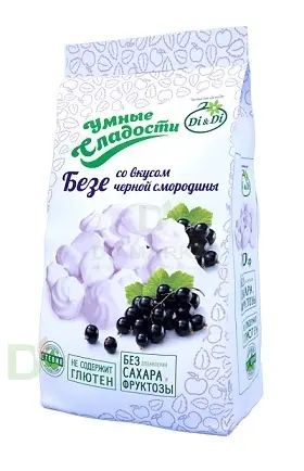 Безе без сахара Умные сладости Чёрная смородина 70гр. в Нижнем Новгороде