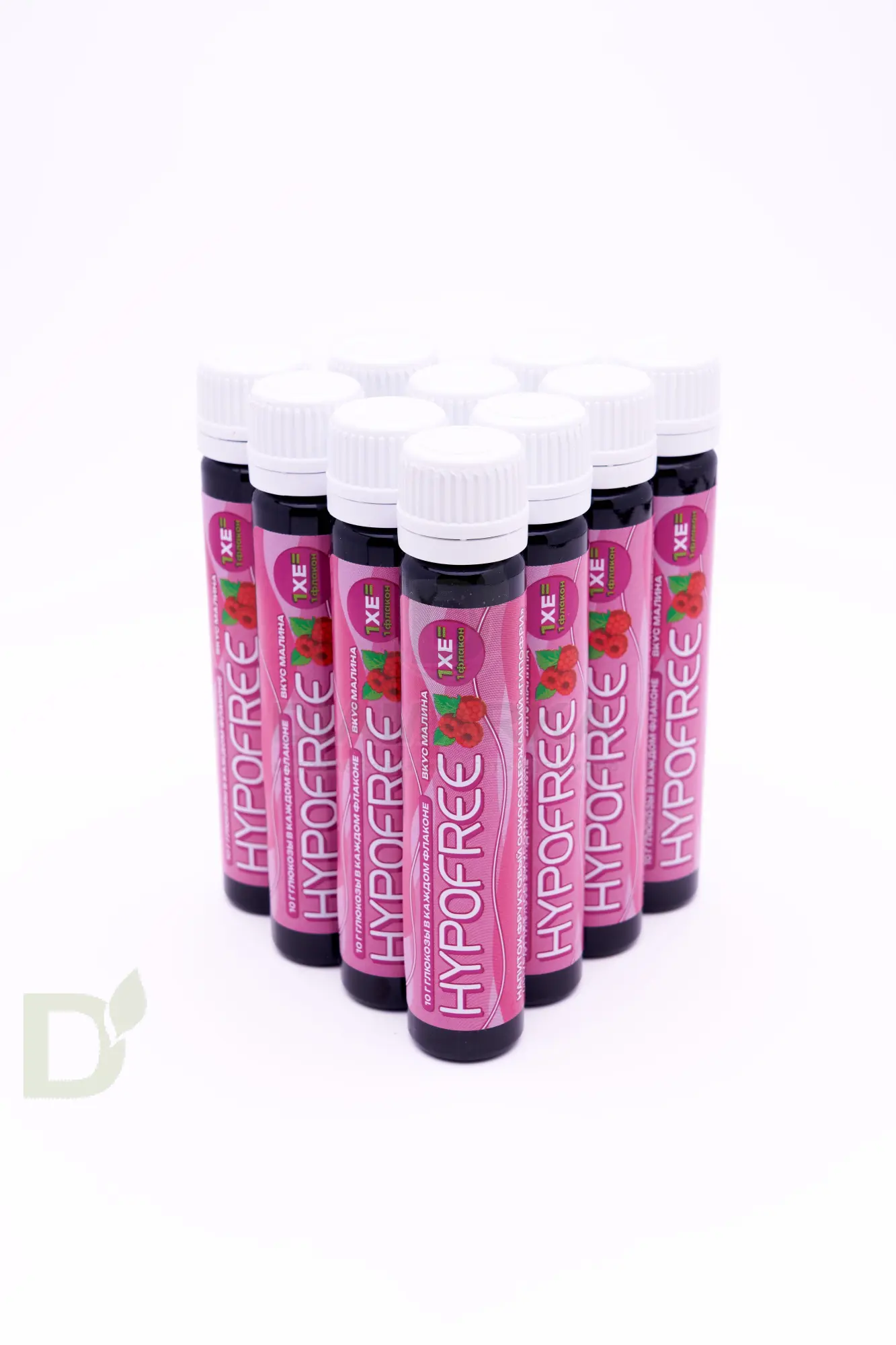 Напиток фруктовый HYPOFREE (1ХЕ) Малина, упак. 10 туб