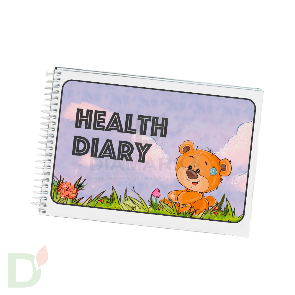 Дневник самоконтроля детский Мишка, 92 стр.