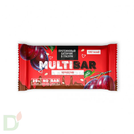 Батончик протеиновый Мультибар в глазури с черносливом 40гр в Нижнем Новгороде