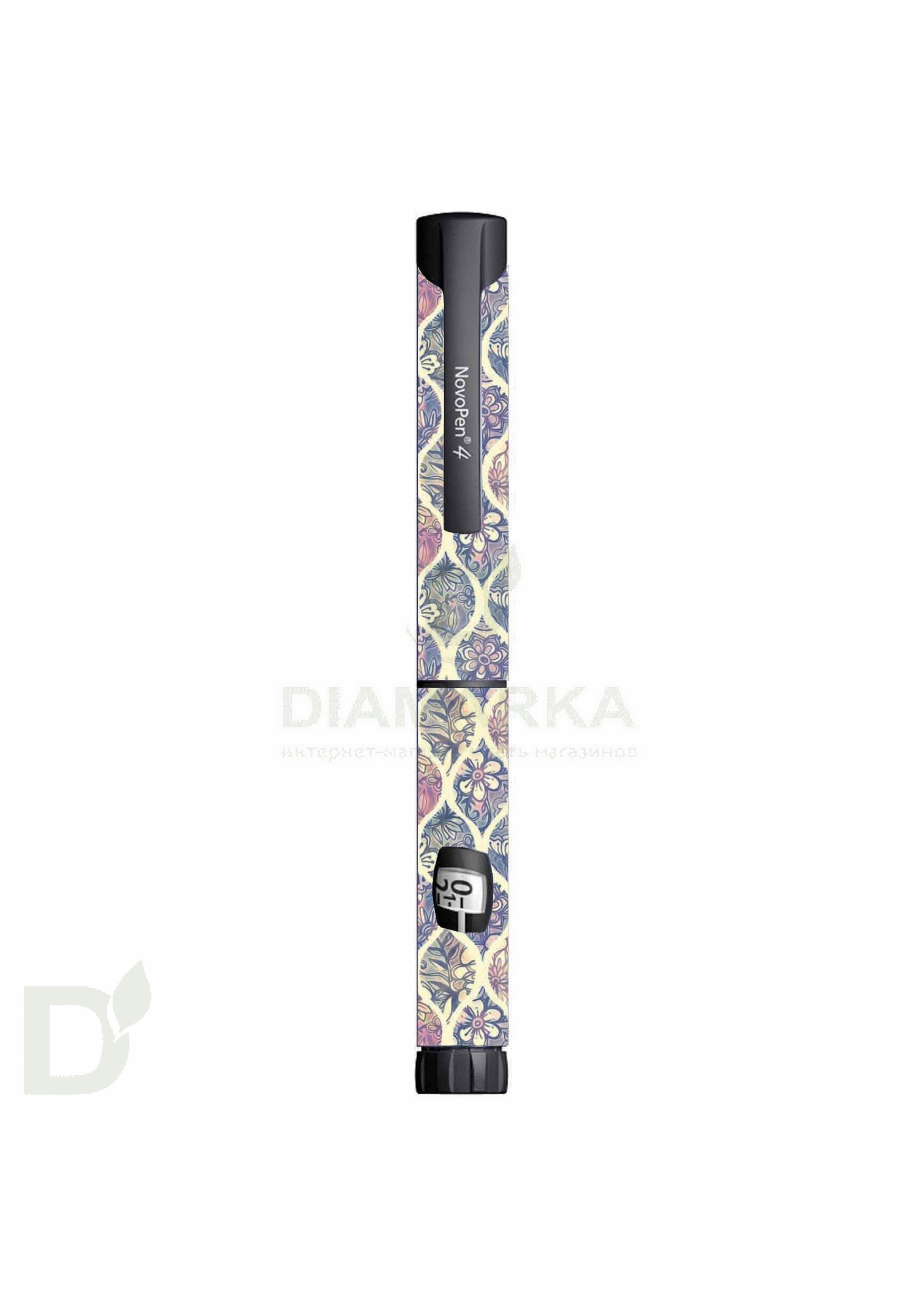 Наклейка на шприц-ручку НовопенЭХО и Новопен4