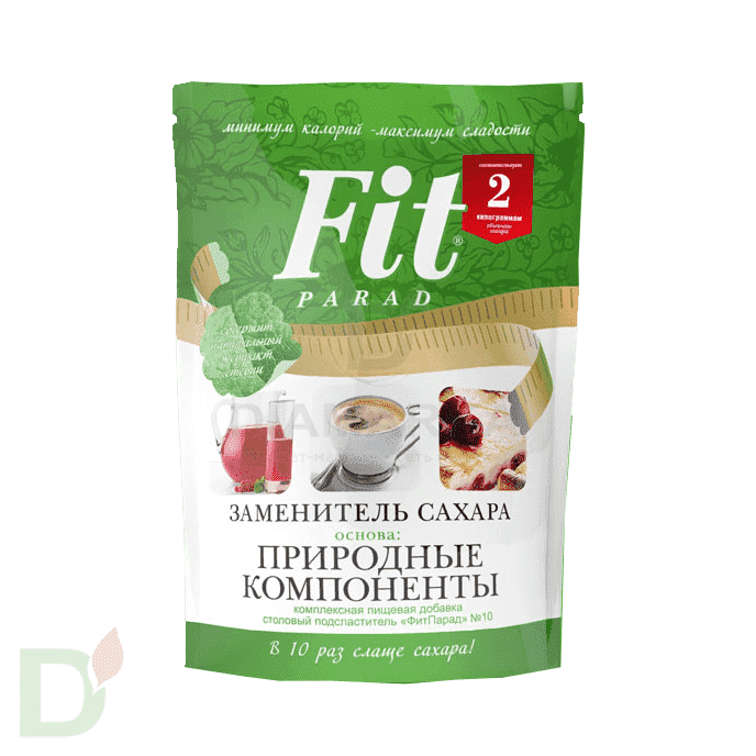 ФитПарад №10 заменитель сахара, дой-пак 200 гр.