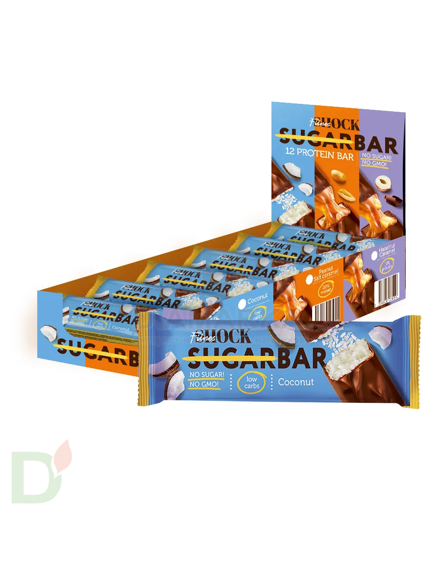 Батончик протеиновый FitnesShock Кокос 50гр. в Нижнем Новгороде