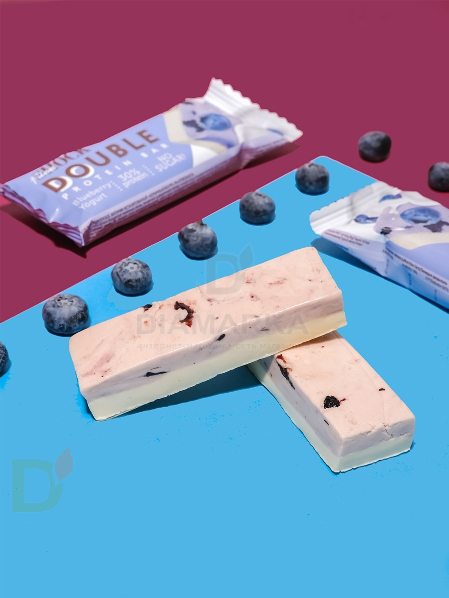 Батончик протеиновый FitnesShock Черничный йогурт 40гр. в Нижнем Новгороде