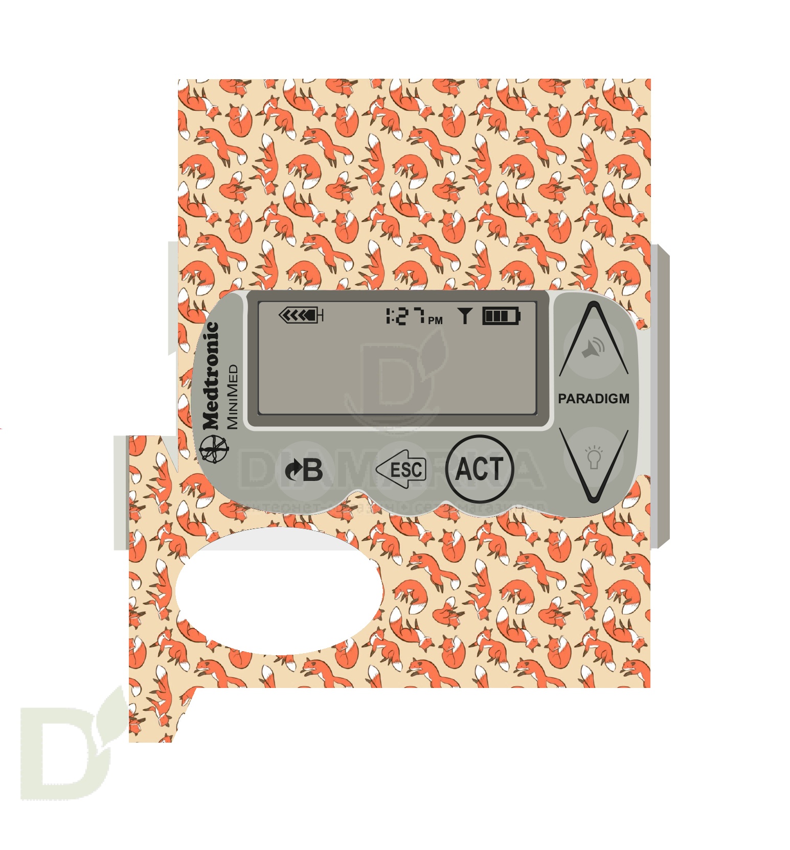 Наклейка на помпу Medtronic моделей 715, 722, 754