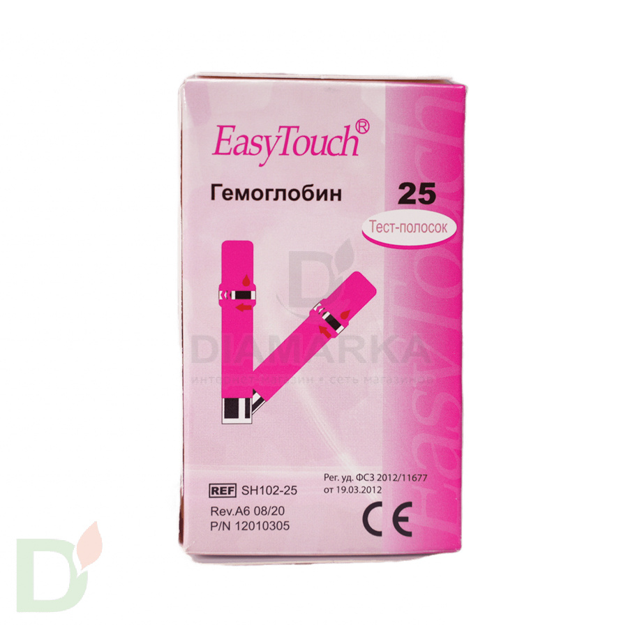 Тест-полоски EasyTouch гемоглобин № 25 (25 штук)