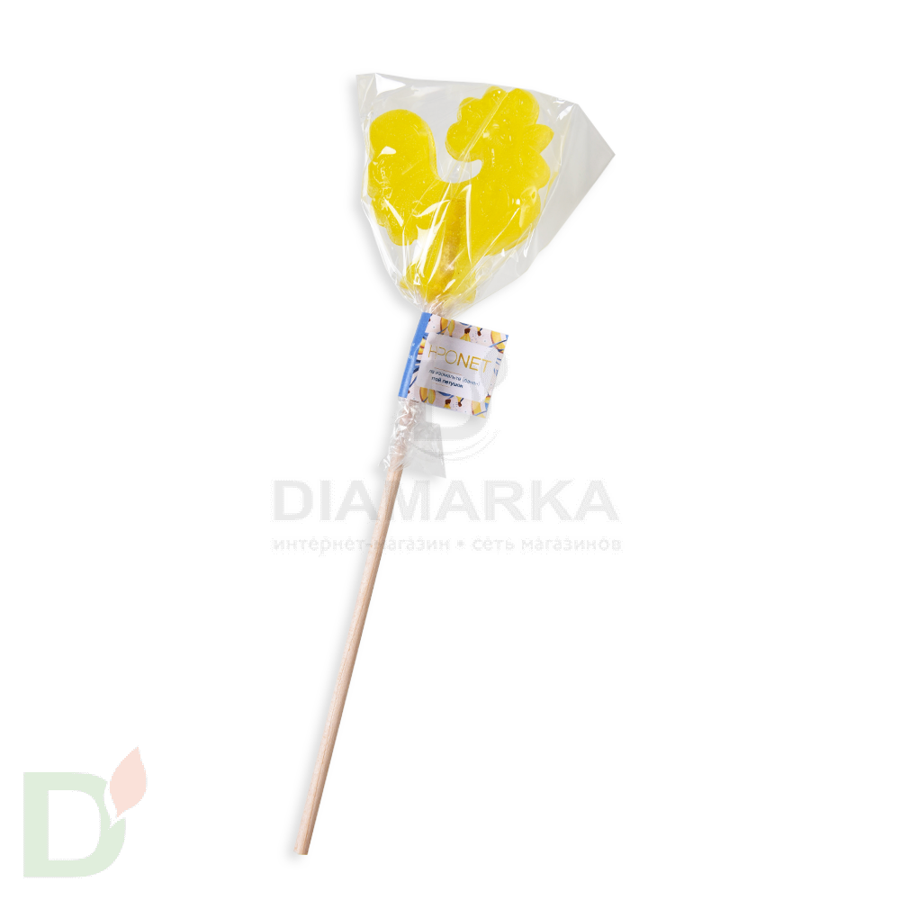 Леденец без сахара Золотой петушок вкус Банан, 20гр.