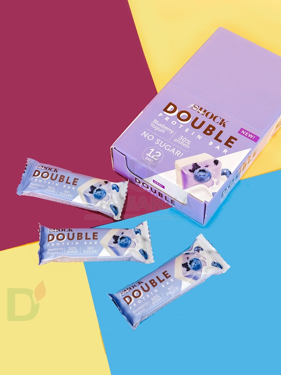 Батончик протеиновый FitnesShock Черничный йогурт 40гр. в Нижнем Новгороде