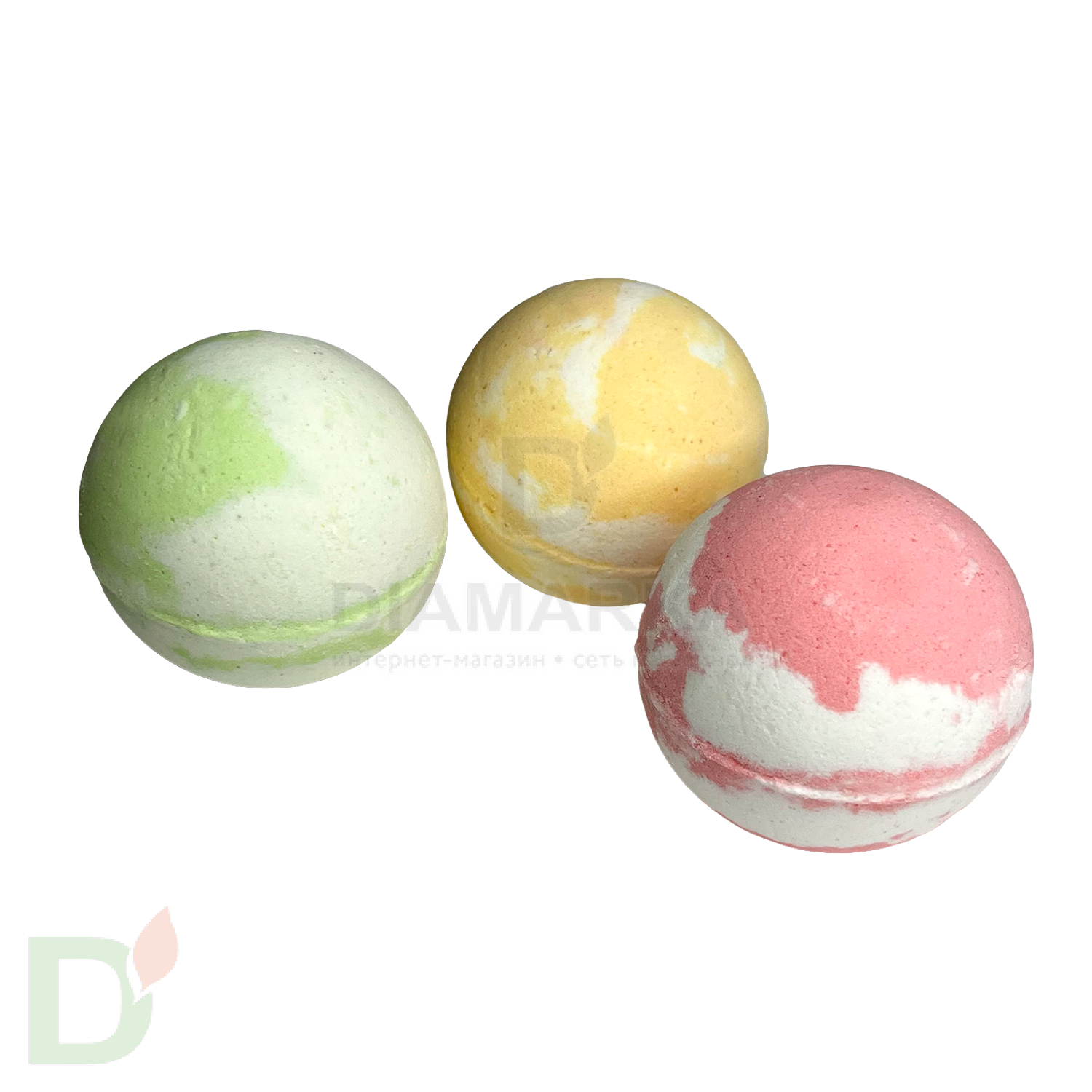 Бокс - Бомбочки для ванны взрослые с разводами (з шт в комплекте) в Нижнем Новгороде