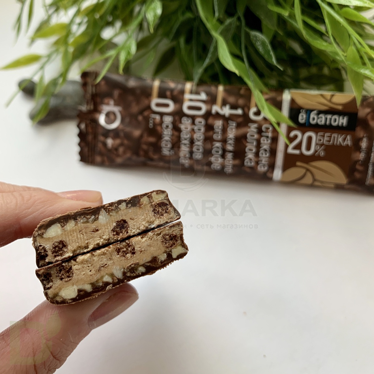Батончик протеиновый Ё/батон "Арахис-Кофе" в шоколадной глазури 40гр в Нижнем Новгороде