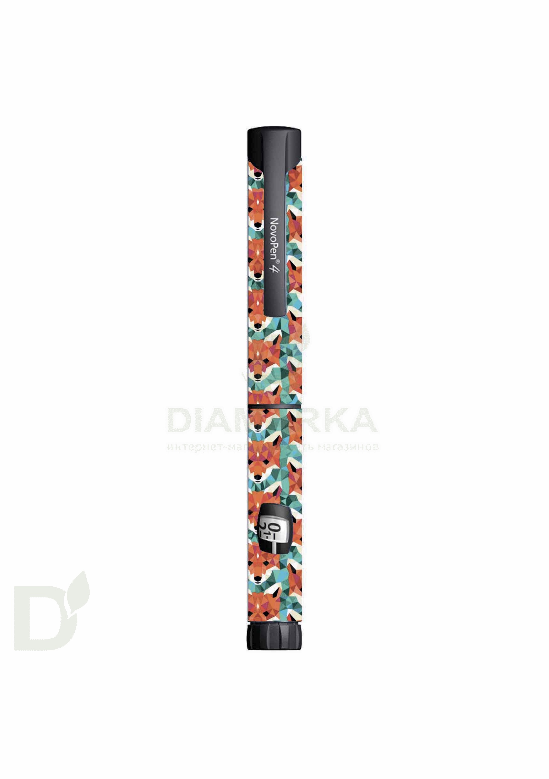 Наклейка на шприц-ручку НовопенЭХО и Новопен4