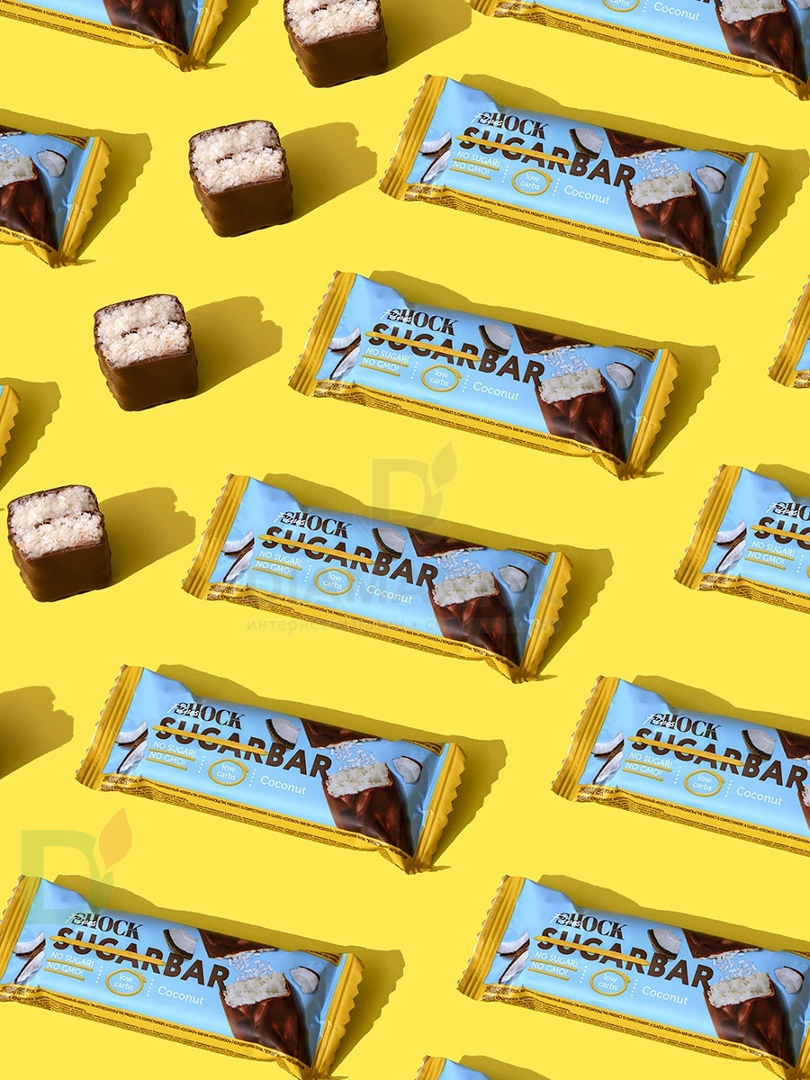 Батончик протеиновый FitnesShock Кокос 50гр. в Нижнем Новгороде