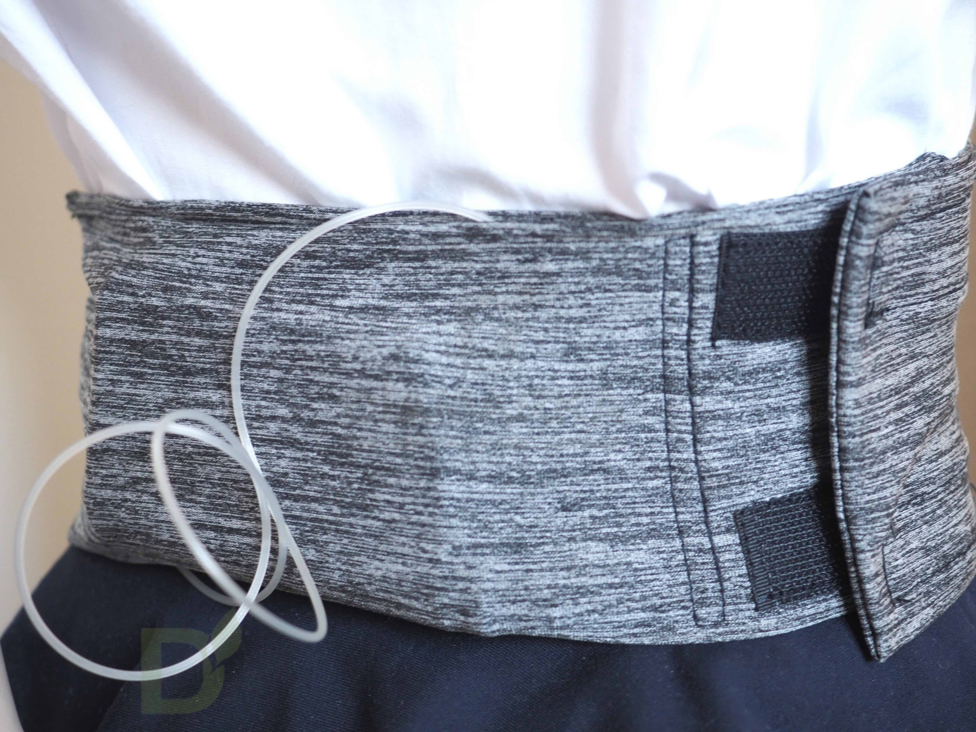 Пояс для ношения помпы на талии на липучке Меланж