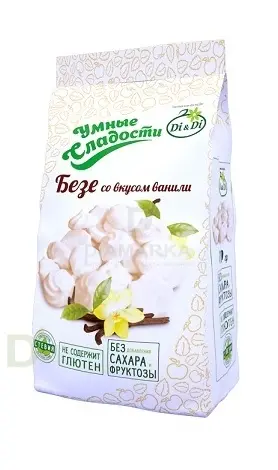 Безе без сахара Умные сладости Ваниль 70гр. в Нижнем Новгороде