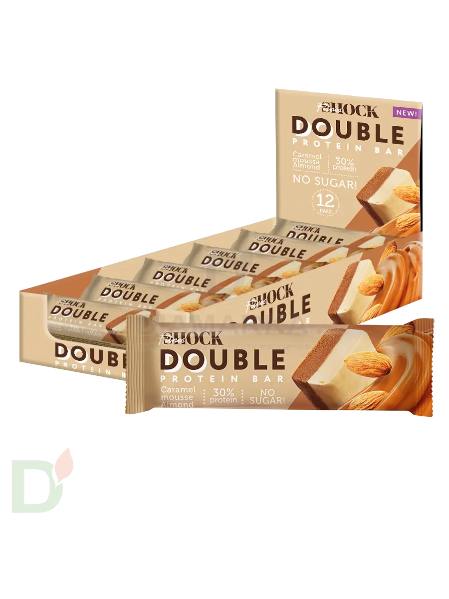 Батончик протеиновый FitnesShock Карамельный мусс с миндалем 40гр. в Нижнем Новгороде