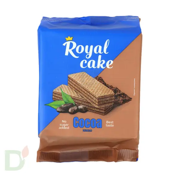 Вафли Royal cake со вкусом «КАКАО» без сахара, 120 г в Нижнем Новгороде