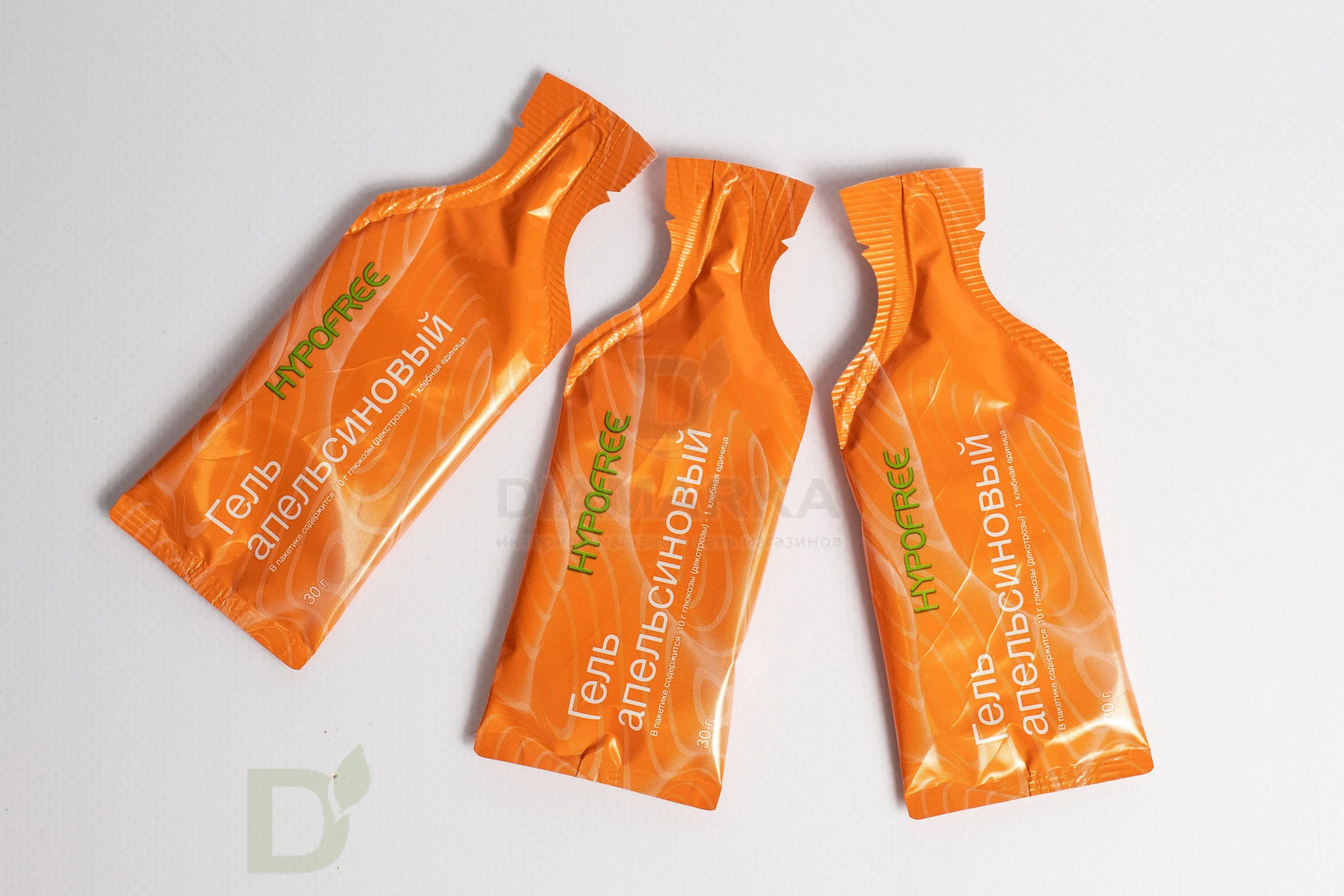 Гель HYPOFREE 1ХЕ Апельсин, мягкая упаковка, 10 саше по 30мл в Нижнем Новгороде