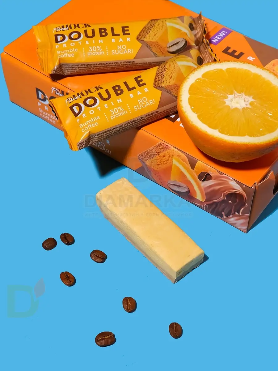 Батончик протеиновый FitnesShock Апельсиновый кофе 40гр. в Нижнем Новгороде