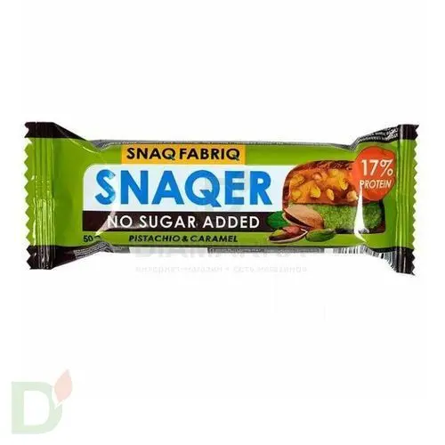 Батончик Snaq Fabriq глазированный Фисташка и карамель 50гр. в Нижнем Новгороде
