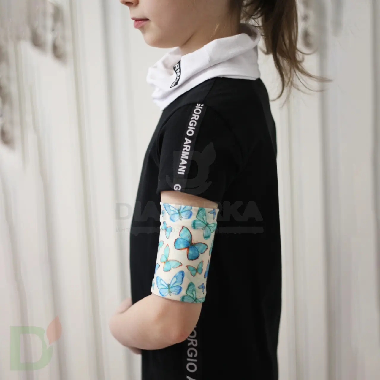 Повязка на руку для сенсора Бабочки